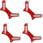 Kit Com 4 Peças - Grampo Sargento Angular 3'' Pequeno Em Meta