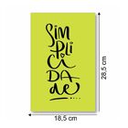 Kit Com 4 Placas Decorativas Motivação