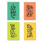 Kit Com 4 Placas Decorativas Motivação