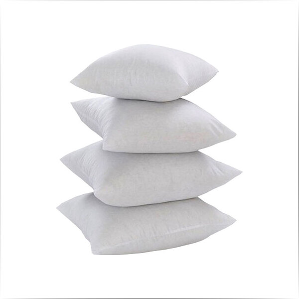 Kit Com 4 Refis De Almofada 50x50 Silicone Para Capas 45cm