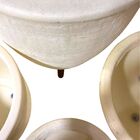 Kit com 4 Vasos para Plantas com Tripé de Madeira