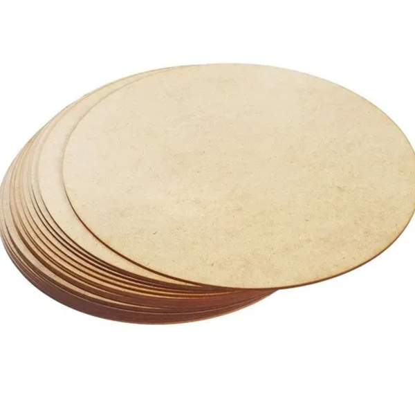 Kit Com 50 Mdf Cru Base Sousplat 35x35