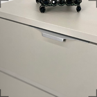 Kit Com 50 Puxadores Para Moveis Slim De Alumínio 200mm Prata