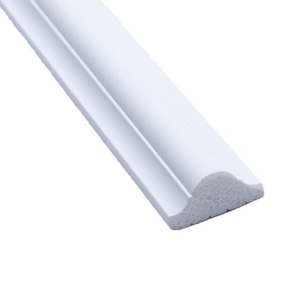 Kit Com 5 Barras Rodameio De Poliestireno 2,6cmx12mm Liso 12m