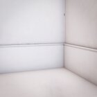 Kit Com 5 Barras Rodapé De Poliestireno 20cmx15mm Frisado 12m