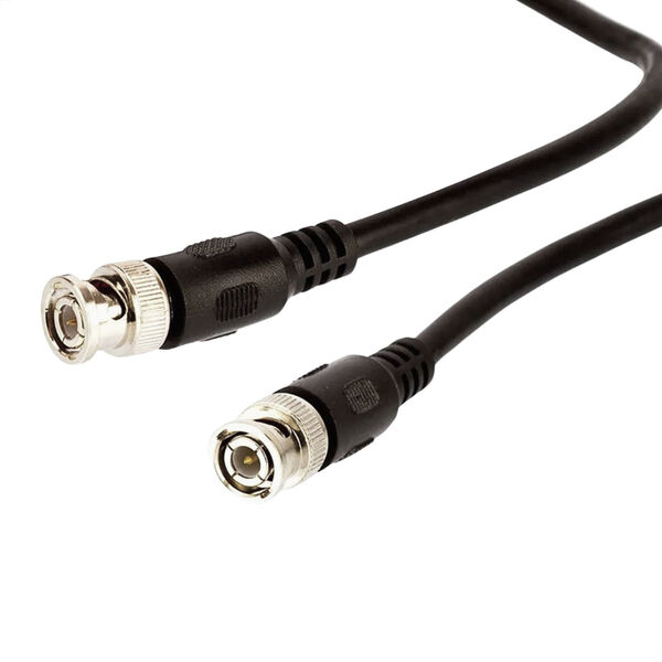 Kit Com 5 Cabo Bnc Para Bnc Rg59 8 Metros