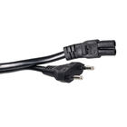 Kit Com 5 Cabo De Força Tipo 8 - 1,5 Metro