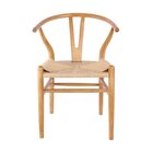 Kit Com 5 Cadeiras Para Sala De Jantar Wishbone Madeira Maciç