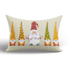 Kit Com 5 Capas Para Almofadas Decorativas Natal Dos Anões