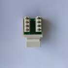 Kit Com 5-conector Fêmea Rj45 Keystone Cat5e Branco