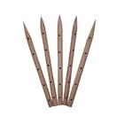 Kit Com 5 Estacas Tutor De Madeira 25cm