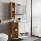 Kit Com 5 Gabinetes Com Cuba E Espelheira Ibiza Branco/natura