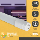 Kit com 5 Lâmpadas Tubulares LED T8 10W 60cm – Cor Vermelho