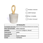 Kit Com 5 Pesos De Porta Redondo Em Concreto Com Base Anti-ri