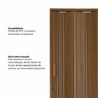 Kit Com 5 Portas Sanfonada De Pvc 210x105cm Bariri Imbuia