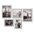Kit Com 5 Quadros Decorativos - Academia Treino Fitness - 074