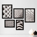 Kit Com 5 Quadros Decorativos - Urbano Arquitetura Fachada -