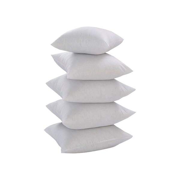 Kit Com 5 Refis De Almofada 50x50 Silicone Para Capas 45cm