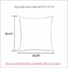 Kit Com 5 Refis De Almofada 50x50 Silicone Para Capas 45cm