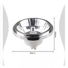 Kit Com 5 Spot De Embutir Redondo Plano Branco + 5 Lâmpadas A