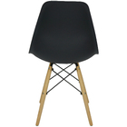 Kit Com 6 Cadeiras Charles Eames Eiffel Preto