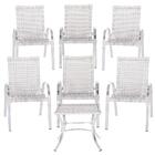 Kit Com 6 Cadeiras Colombia 1 Mesa Baixa Colombia Para Área E