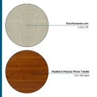 Kit Com 6 Cadeiras Madeira Maciça Club Garapa