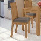 Kit Com 6 Cadeiras Para Sala De Jantar Athenas Amêndoa Clean/