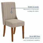 Kit Com 6 Cadeiras Para Sala De Jantar Celina Frassino/bege