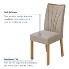 Kit Com 6 Cadeiras Para Sala De Jantar Estofadas Apogeu Amênd