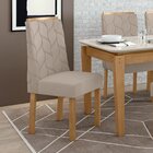 Kit Com 6 Cadeiras Para Sala De Jantar Estofadas Astrid Amênd