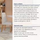 Kit Com 6 Cadeiras Para Sala De Jantar Estofadas Luar Amendoa