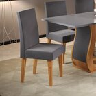 Kit Com 6 Cadeiras Para Sala De Jantar Mdp/mdf Wallace Veludo