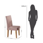 Kit Com 6 Cadeiras Para Sala De Jantar Mdp/mdf Wallace Veludo