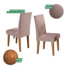 Kit Com 6 Cadeiras Para Sala De Jantar Mdp/mdf Wallace Veludo