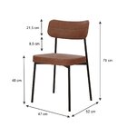 Kit Com 6 Cadeiras Para Sala De Jantar Mona Yescasa