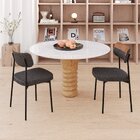 Kit Com 6 Cadeiras Para Sala De Jantar Mona Yescasa Grafite/c