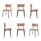 Kit Com 6 Cadeiras Para Sala De Jantar Mona Yescasa Nude