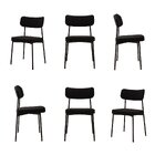 Kit Com 6 Cadeiras Para Sala De Jantar Mona Yescasa Preto