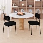 Kit Com 6 Cadeiras Para Sala De Jantar Mona Yescasa Preto