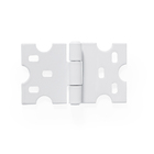 Kit Com 6 Dobradiças Mexicana - Branco