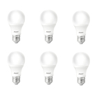 Kit com 6 Lâmpadas LED Pêra Luz Branca 9W Avant Bivolt