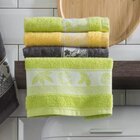 Kit Com 6 Panos De Prato Jacquard Colorido -  Santista