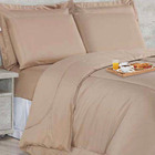 Kit com 6 peças Edredom Soft Casa Dona Casal Bege