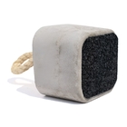 Kit Com 6 Pesos De Porta Quadrado Em Concreto Com Base Anti-r