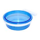 Kit Com 6 Porta Vitamina Acrílico Azul Suporte Gg Para Pássar