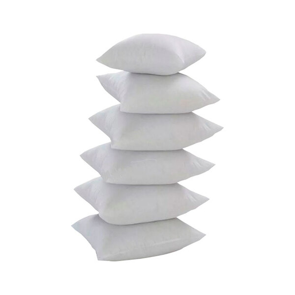 Kit Com 6 Refis De Almofada 50x50 Silicone Para Capas 45cm