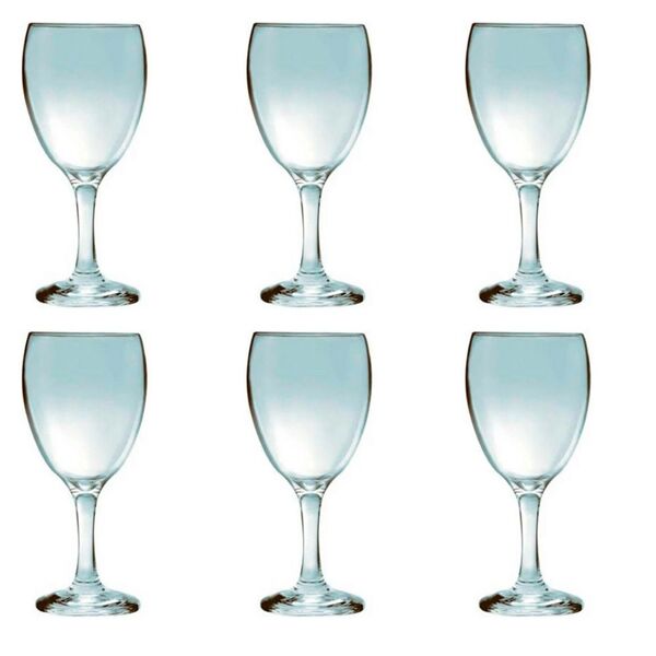 Kit Com 6 Taças Para Água 300 Ml