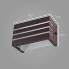 Kit Com 6x Arandela Frisada Luminaria Marrom Para Lâmpada G9