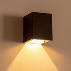 kit com 6x arandelas 1 facho para parede muro externa e inter